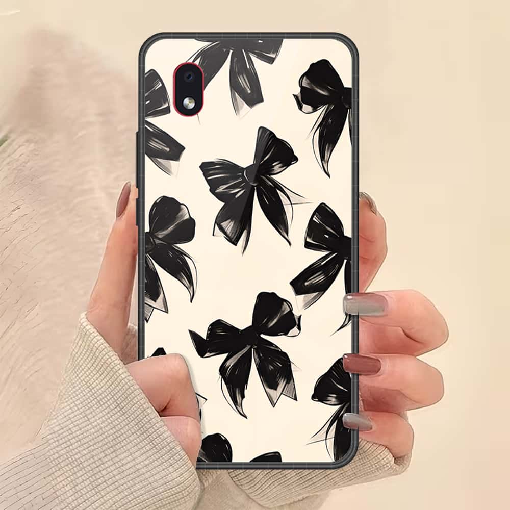 Samsung Galaxy A01 Core Cover - ONation Bow Series - HQ Premium Shine Durable Shatterproof Case