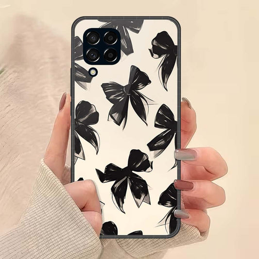 Samsung Galaxy F12 Cover - ONation Bow Series - HQ Premium Shine Durable Shatterproof Case