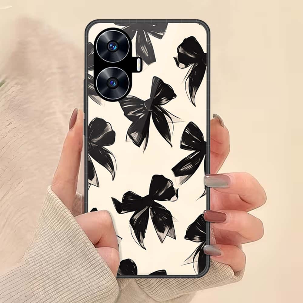 Realme C55 Cover - ONation Bow Series - HQ Premium Shine Durable Shatterproof Case