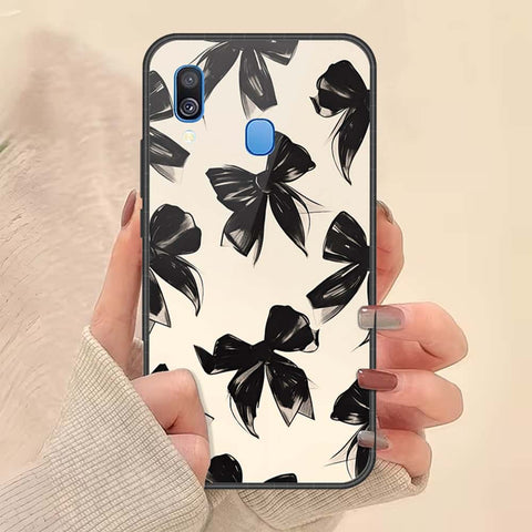 Samsung Galaxy A40 Cover - ONation Bow Series - HQ Premium Shine Durable Shatterproof Case