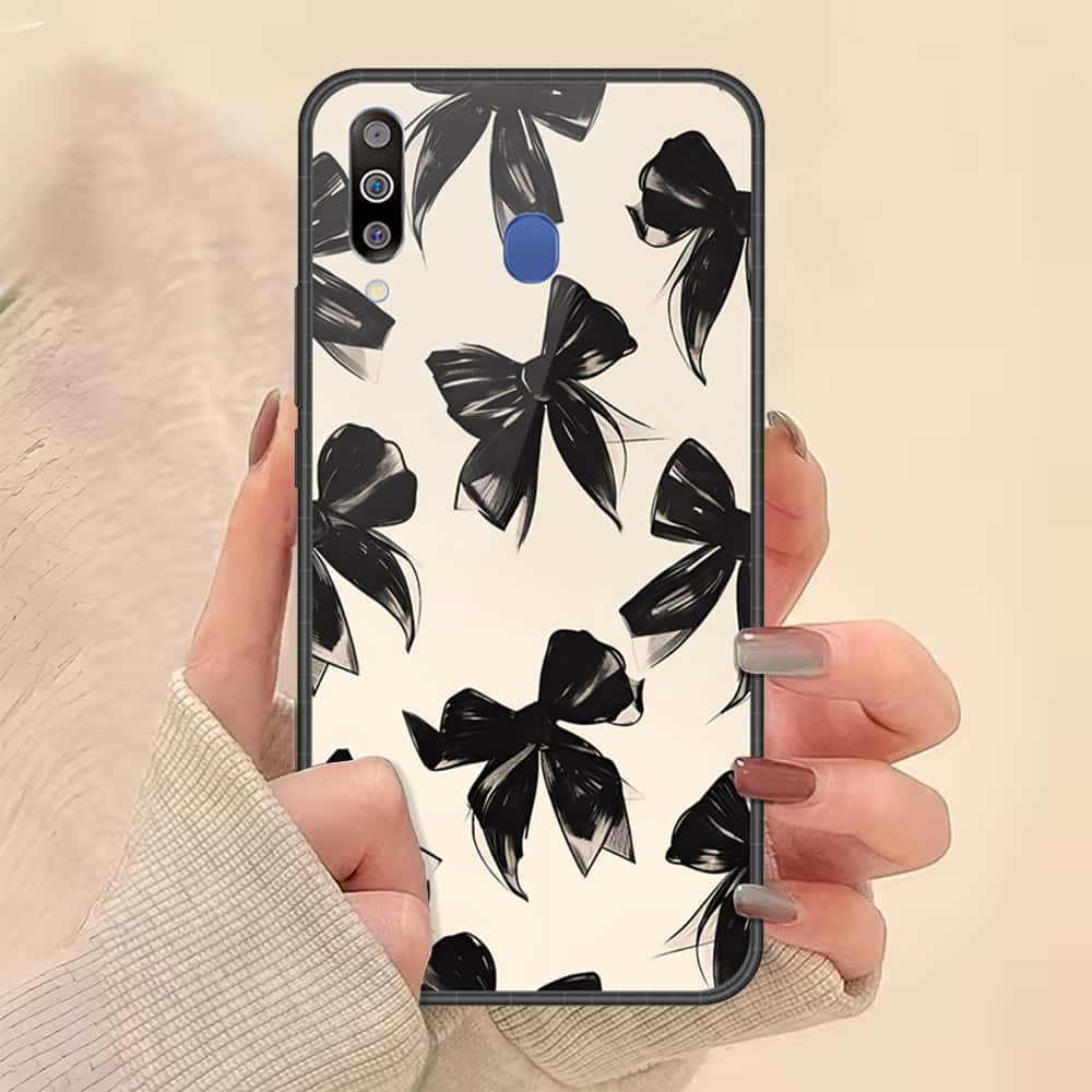 Samsung Galaxy A40s Cover - ONation Bow Series - HQ Premium Shine Durable Shatterproof Case