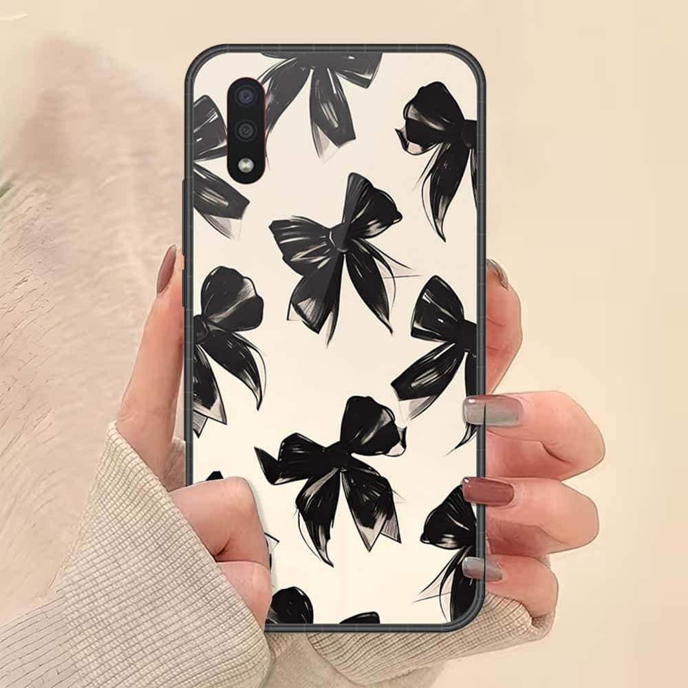 Samsung Galaxy A01 Cover - ONation Bow Series - HQ Premium Shine Durable Shatterproof Case