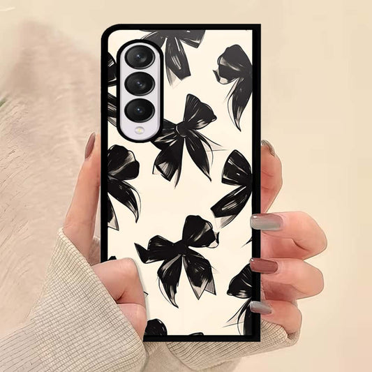 Samsung Galaxy Z Fold 4 5G Cover - ONation Bow Series - HQ Premium Shine Durable Shatterproof Case