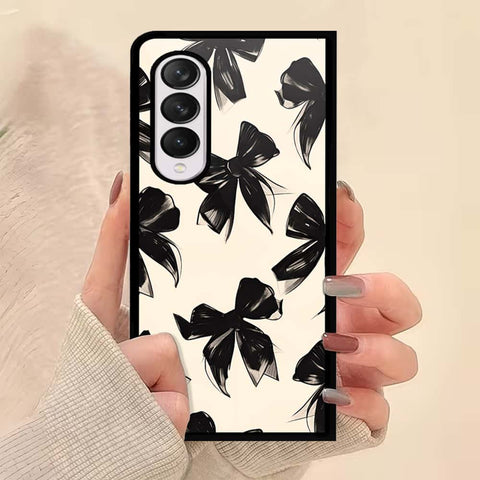 Samsung Galaxy Z Fold 4 5G Cover - ONation Bow Series - HQ Premium Shine Durable Shatterproof Case