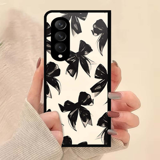 Samsung Galaxy Z Fold 3 5G Cover - ONation Bow Series - HQ Premium Shine Durable Shatterproof Case