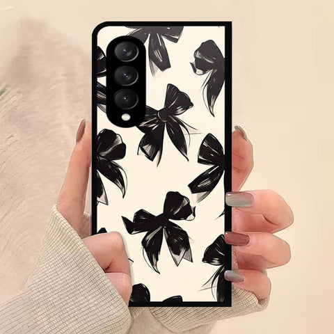 Samsung Galaxy Z Fold 3 5G Cover - ONation Bow Series - HQ Premium Shine Durable Shatterproof Case