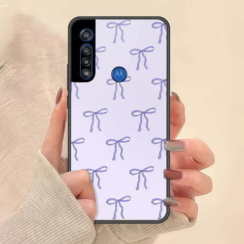 Motorola Moto G8 Play Cover - ONation Bow Series - HQ Premium Shine Durable Shatterproof Case