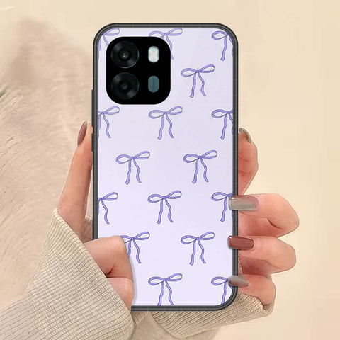 Oppo A6v Cover - ONation Bow Series - HQ Premium Shine Durable Shatterproof Case