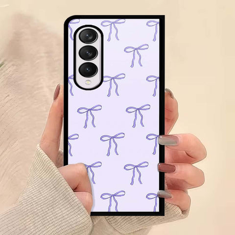 Samsung Galaxy Z Fold 4 5G Cover - ONation Bow Series - HQ Premium Shine Durable Shatterproof Case