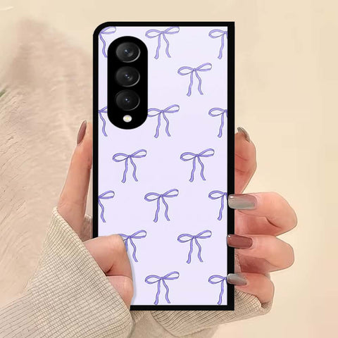 Samsung Galaxy Z Fold 3 5G Cover - ONation Bow Series - HQ Premium Shine Durable Shatterproof Case