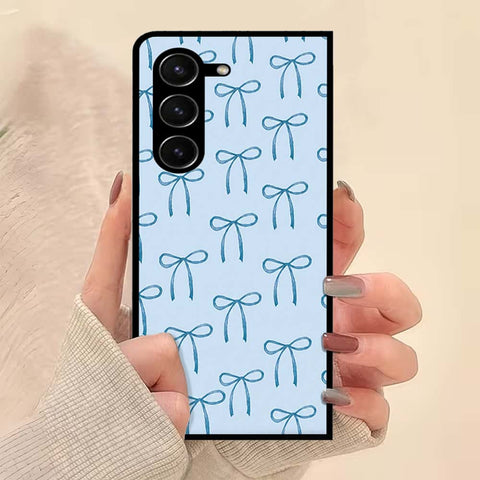Samsung Galaxy Z Fold 5 5G Cover - ONation Bow Series - HQ Premium Shine Durable Shatterproof Case