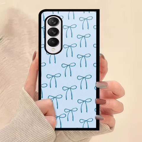 Samsung Galaxy Z Fold 4 5G Cover - ONation Bow Series - HQ Premium Shine Durable Shatterproof Case