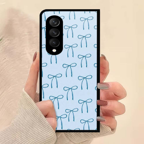 Samsung Galaxy Z Fold 3 5G Cover - ONation Bow Series - HQ Premium Shine Durable Shatterproof Case