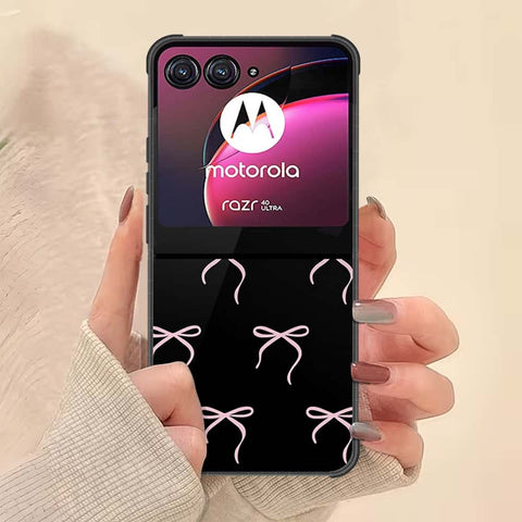 Motorola Razr 40 Ultra Cover - ONation Bow Series - HQ Premium Shine Durable Shatterproof Case