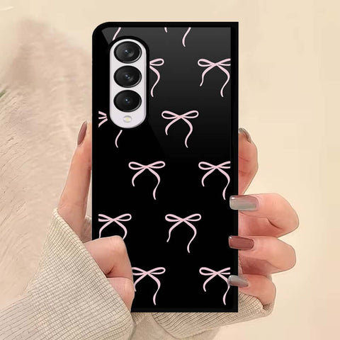 Samsung Galaxy Z Fold 4 5G Cover - ONation Bow Series - HQ Premium Shine Durable Shatterproof Case