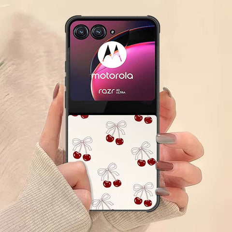 Motorola Razr 40 Ultra Cover - ONation Bow Series - HQ Premium Shine Durable Shatterproof Case