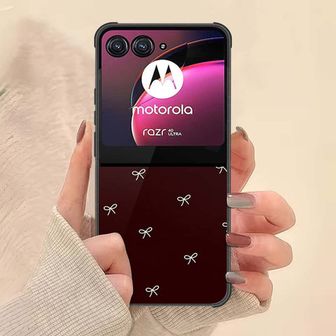 Motorola Razr 40 Ultra Cover - ONation Bow Series - HQ Premium Shine Durable Shatterproof Case