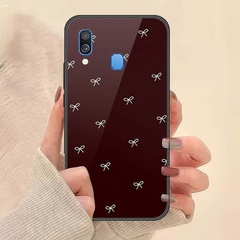 Samsung Galaxy A40 Cover - ONation Bow Series - HQ Premium Shine Durable Shatterproof Case