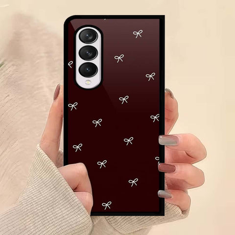 Samsung Galaxy Z Fold 4 5G Cover - ONation Bow Series - HQ Premium Shine Durable Shatterproof Case
