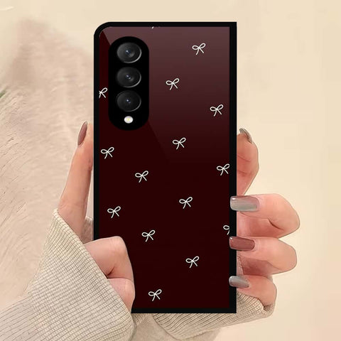 Samsung Galaxy Z Fold 3 5G Cover - ONation Bow Series - HQ Premium Shine Durable Shatterproof Case