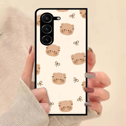 Samsung Galaxy Z Fold 5 5G Cover - ONation Bow Series - HQ Premium Shine Durable Shatterproof Case