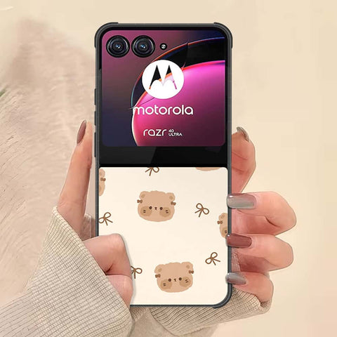 Motorola Razr 40 Ultra Cover - ONation Bow Series - HQ Premium Shine Durable Shatterproof Case