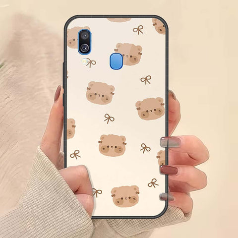 Samsung Galaxy A40 Cover - ONation Bow Series - HQ Premium Shine Durable Shatterproof Case