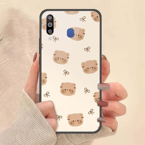 Samsung Galaxy A40s Cover - ONation Bow Series - HQ Premium Shine Durable Shatterproof Case