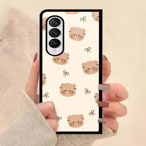 Samsung Galaxy Z Fold 4 5G Cover - ONation Bow Series - HQ Premium Shine Durable Shatterproof Case