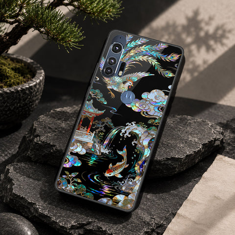 Motorola Edge Plus 2020 Cover - Pearl Dynasty Series - HQ Premium Shine Durable Shatterproof Case