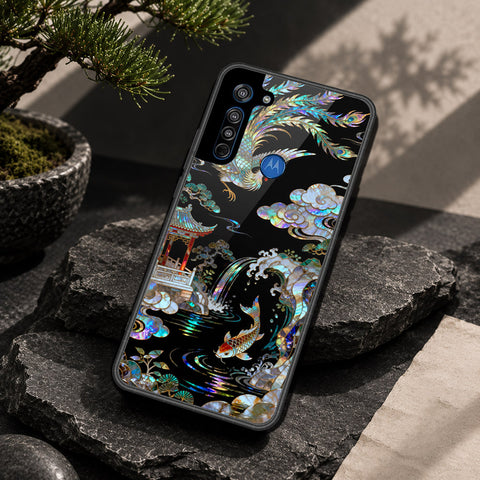Motorola Moto G8 Cover - Pearl Dynasty Series - HQ Premium Shine Durable Shatterproof Case