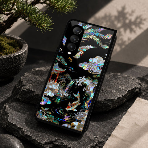 Samsung Galaxy Z Fold 3 5G Cover - Pearl Dynasty Series - HQ Premium Shine Durable Shatterproof Case