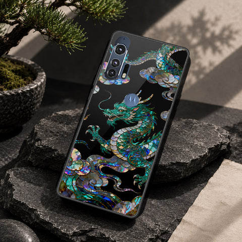 Motorola Edge Plus 2020 Cover - Pearl Dynasty Series - HQ Premium Shine Durable Shatterproof Case