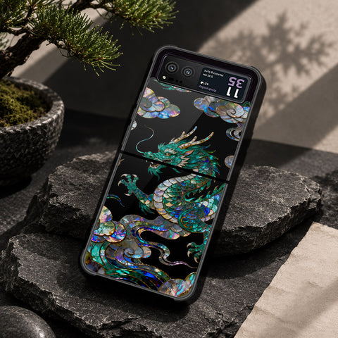 Motorola Razr 40 Cover - Pearl Dynasty Series - HQ Premium Shine Durable Shatterproof Case