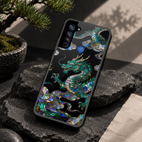 Motorola Moto G8 Cover - Pearl Dynasty Series - HQ Premium Shine Durable Shatterproof Case
