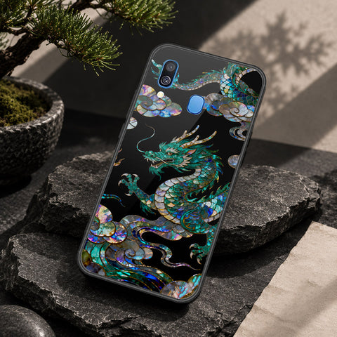 Samsung Galaxy A40 Cover - Pearl Dynasty Series - HQ Premium Shine Durable Shatterproof Case