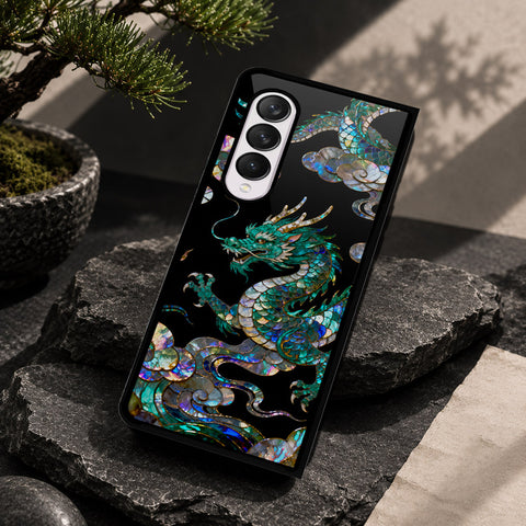 Samsung Galaxy Z Fold 4 5G Cover - Pearl Dynasty Series - HQ Premium Shine Durable Shatterproof Case