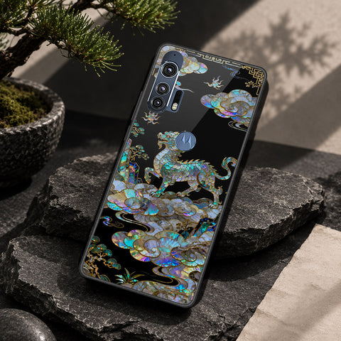 Motorola Edge Plus 2020 Cover - Pearl Dynasty Series - HQ Premium Shine Durable Shatterproof Case