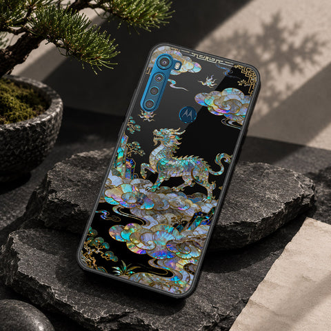 Motorola One Fusion Plus Cover - Pearl Dynasty Series - HQ Premium Shine Durable Shatterproof Case
