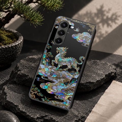 Samsung Galaxy Z Fold 6 5G Cover - Pearl Dynasty Series - HQ Premium Shine Durable Shatterproof Case