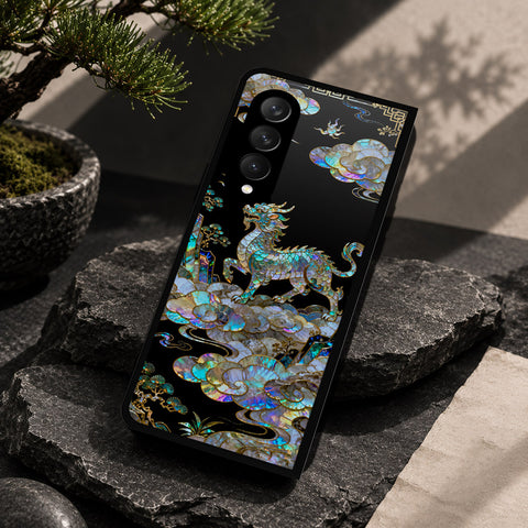 Samsung Galaxy Z Fold 3 5G Cover - Pearl Dynasty Series - HQ Premium Shine Durable Shatterproof Case