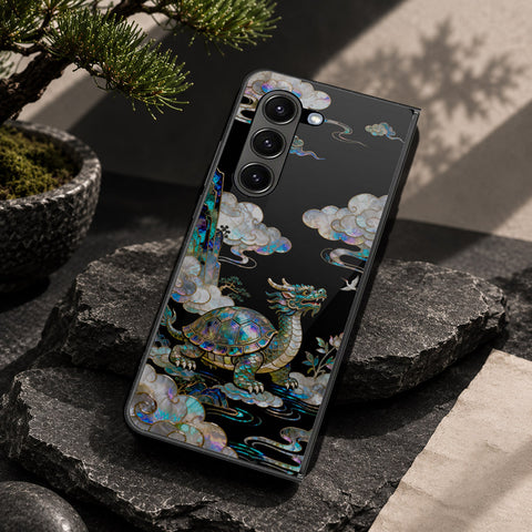 Samsung Galaxy Z Fold 6 5G Cover - Pearl Dynasty Series - HQ Premium Shine Durable Shatterproof Case