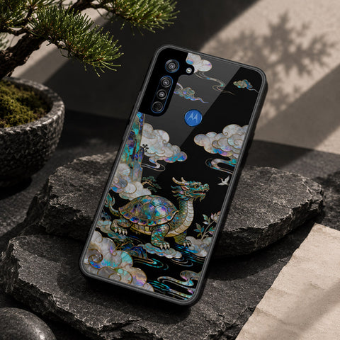 Motorola Moto G8 Cover - Pearl Dynasty Series - HQ Premium Shine Durable Shatterproof Case