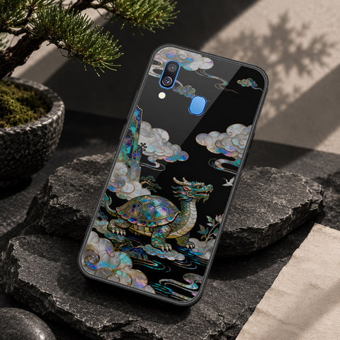 Samsung Galaxy A40 Cover - Pearl Dynasty Series - HQ Premium Shine Durable Shatterproof Case