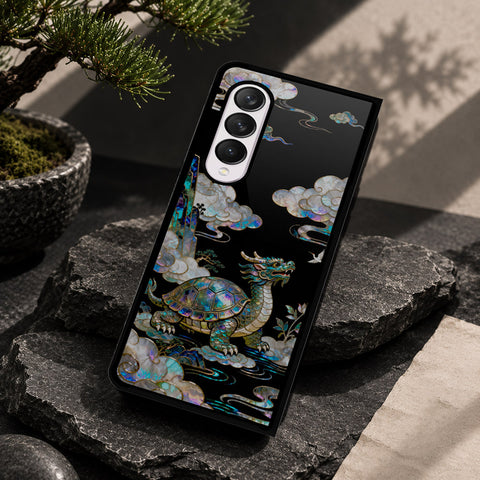 Samsung Galaxy Z Fold 4 5G Cover - Pearl Dynasty Series - HQ Premium Shine Durable Shatterproof Case