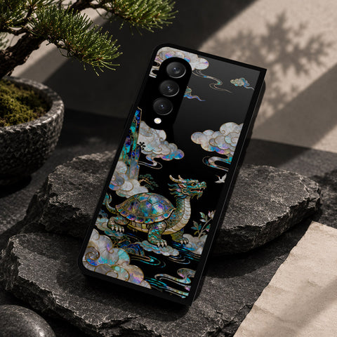 Samsung Galaxy Z Fold 3 5G Cover - Pearl Dynasty Series - HQ Premium Shine Durable Shatterproof Case