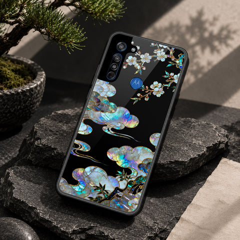 Motorola Moto G8 Cover - Pearl Dynasty Series - HQ Premium Shine Durable Shatterproof Case