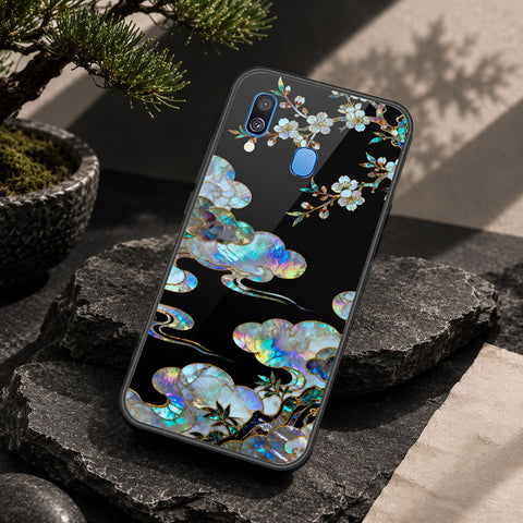 Samsung Galaxy A40 Cover - Pearl Dynasty Series - HQ Premium Shine Durable Shatterproof Case