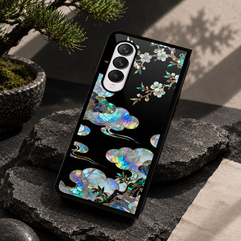 Samsung Galaxy Z Fold 4 5G Cover - Pearl Dynasty Series - HQ Premium Shine Durable Shatterproof Case