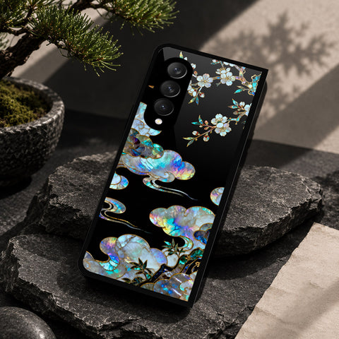 Samsung Galaxy Z Fold 3 5G Cover - Pearl Dynasty Series - HQ Premium Shine Durable Shatterproof Case